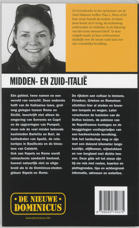 Achterkant van Midden- en Zuid-Italië