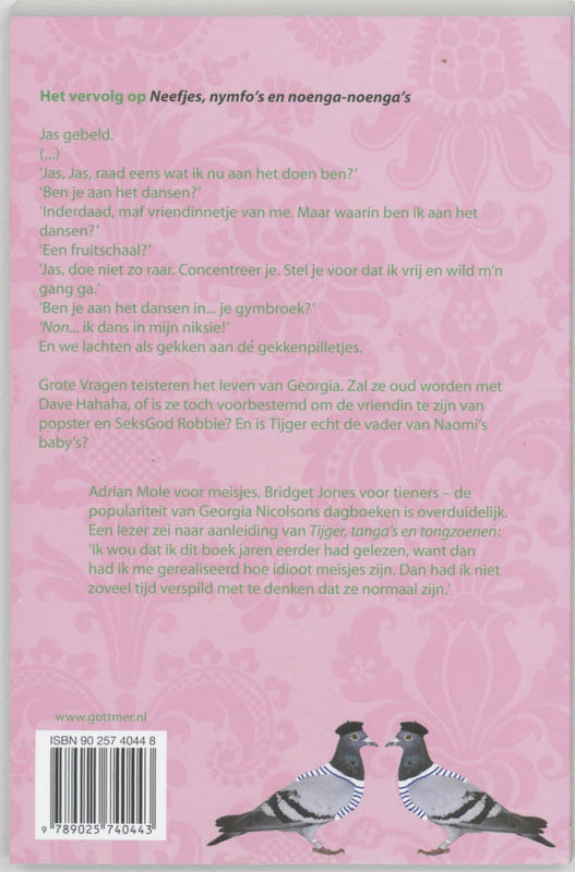Achterkant van Dansen in je niksie