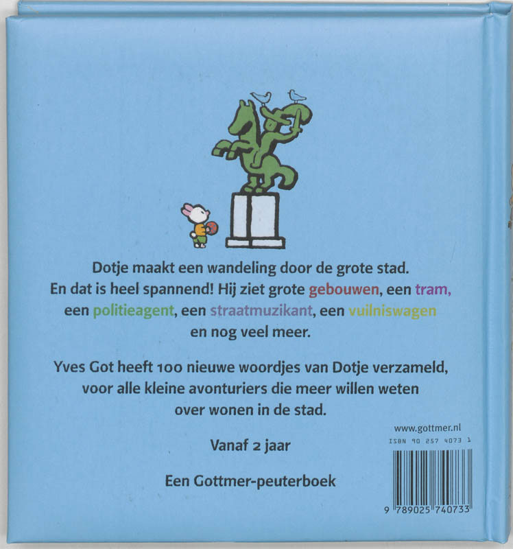 Achterkant van Dotje in de grote stad