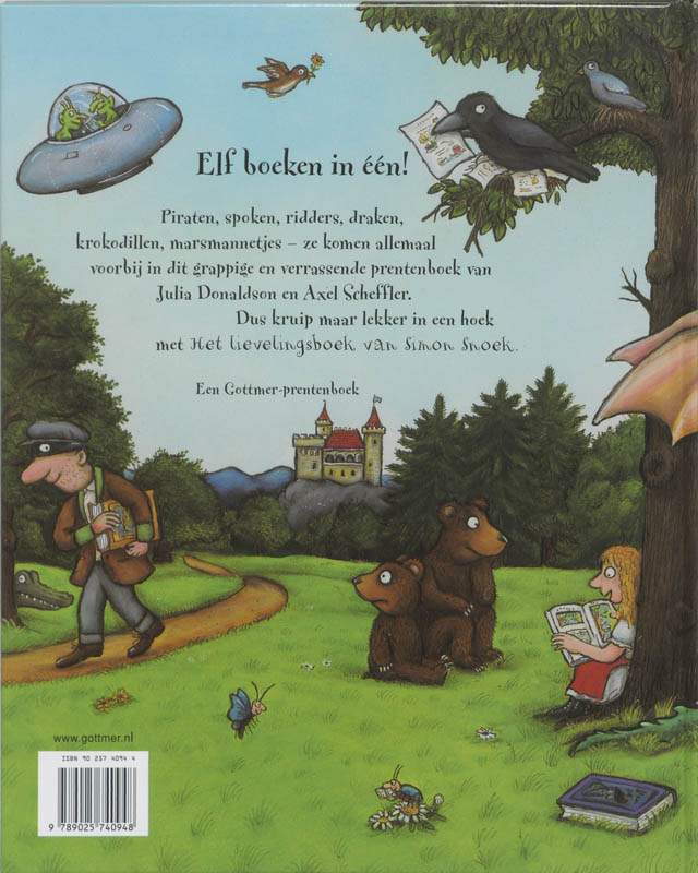 Achterkant van Het lievelingsboek van Simon Snoek