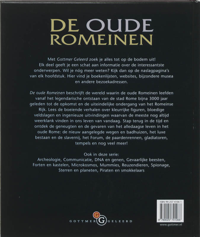 Achterkant van De oude Romeinen