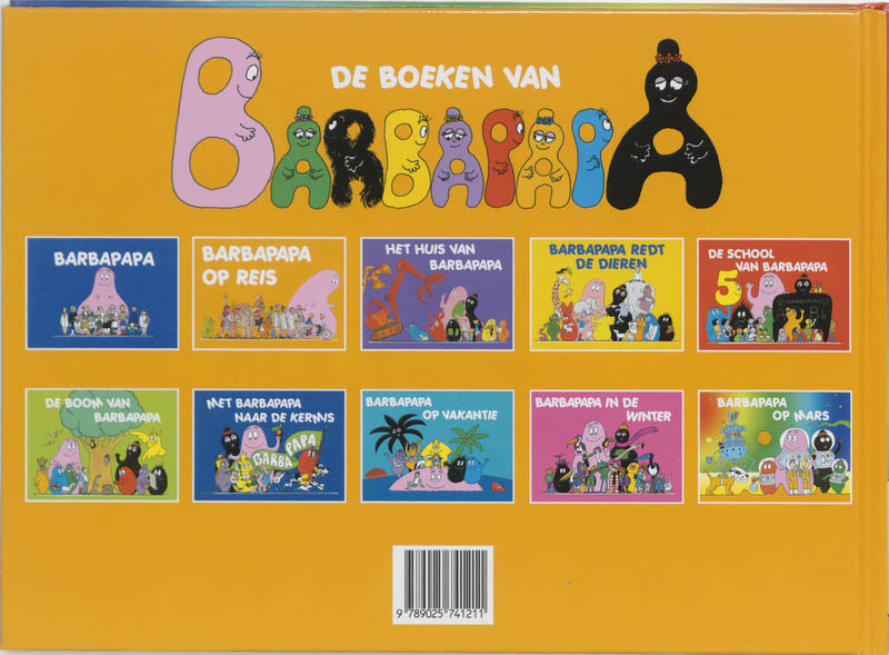 Achterkant van Barbapapa op Mars