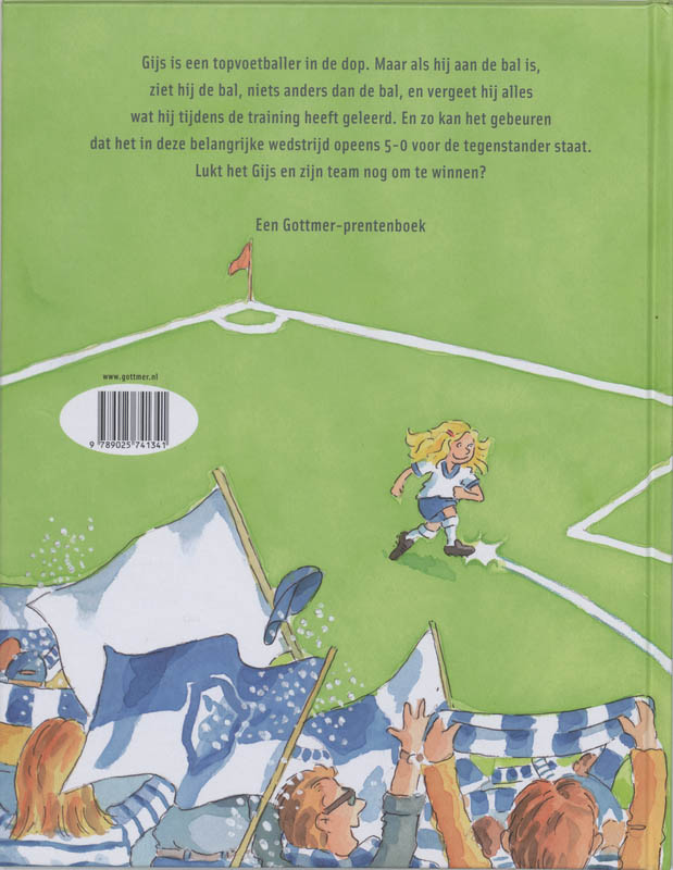 Achterkant van De grote wedstrijd