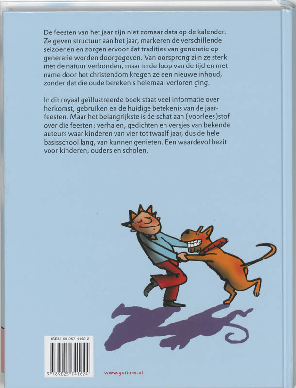 Achterkant van De feesten van het jaar
