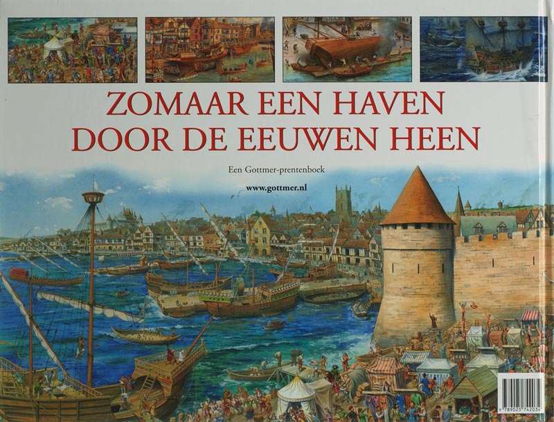 Achterkant van Zomaar een haven door de eeuwen heen