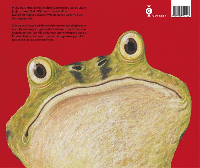 Achterkant van Wie is er hier het dapperst
