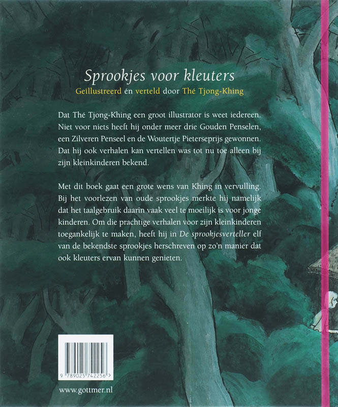 Achterkant van De sprookjesverteller