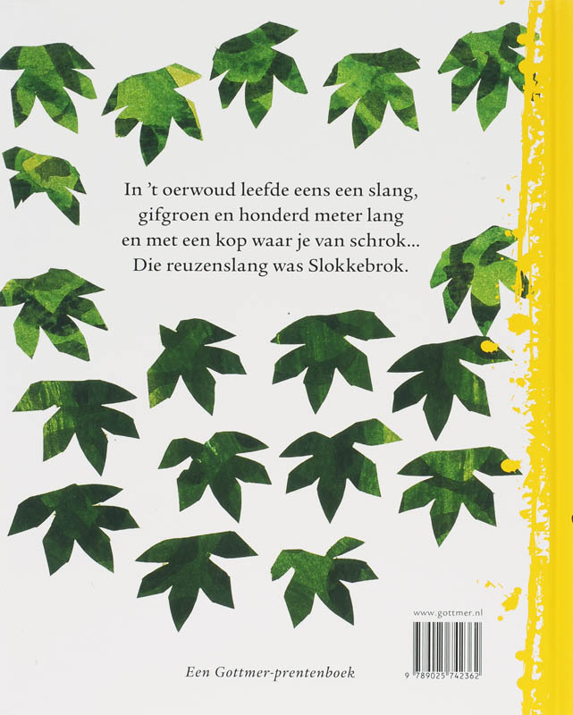 Achterkant van Slokkebrok de reuzenslang