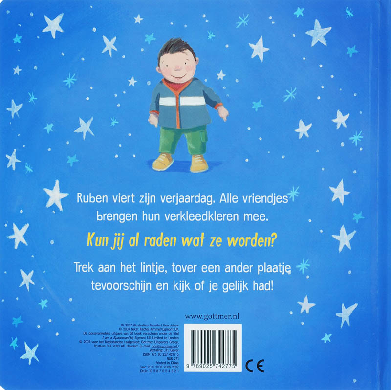 Achterkant van Ik ben een ridder!