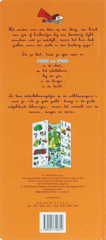 Achterkant van Zoek en vind!