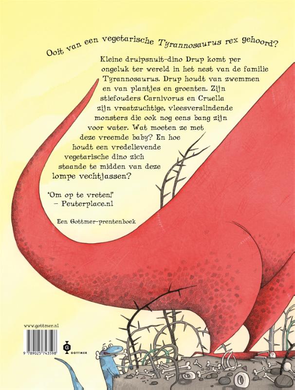 Achterkant van Tyrannosaurus Drup