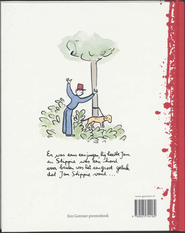 Achterkant van Het verhaal van Stippie en Jan
