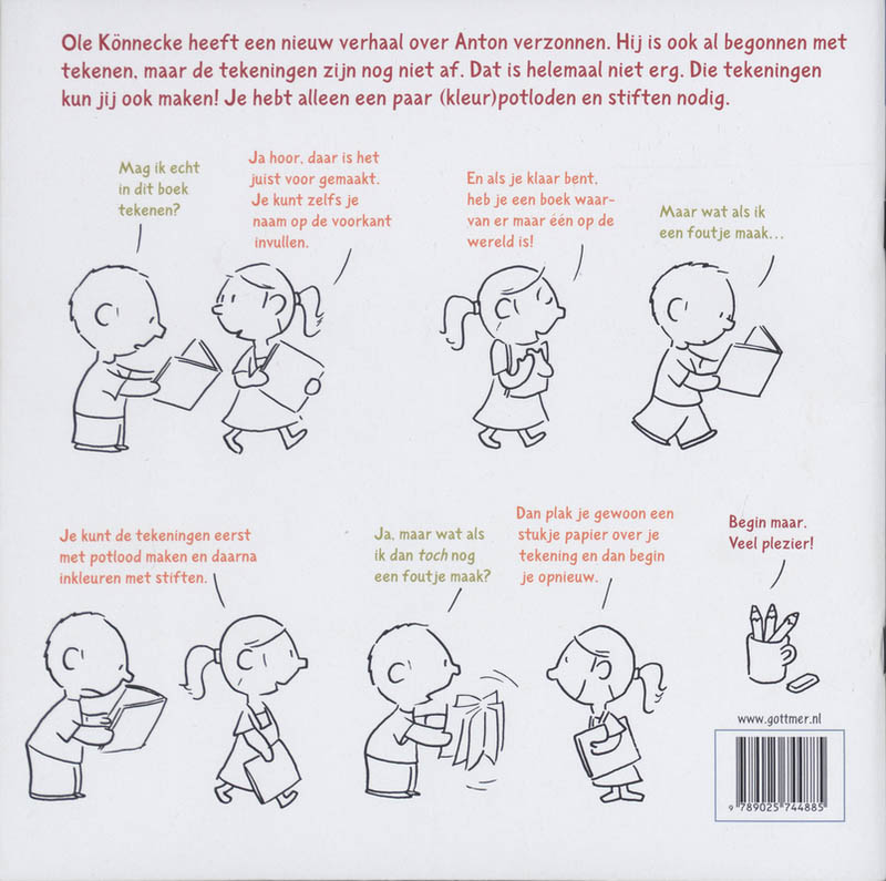 Achterkant van Het geheim van Anton