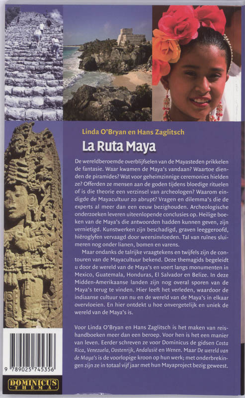 Achterkant van La ruta Maya