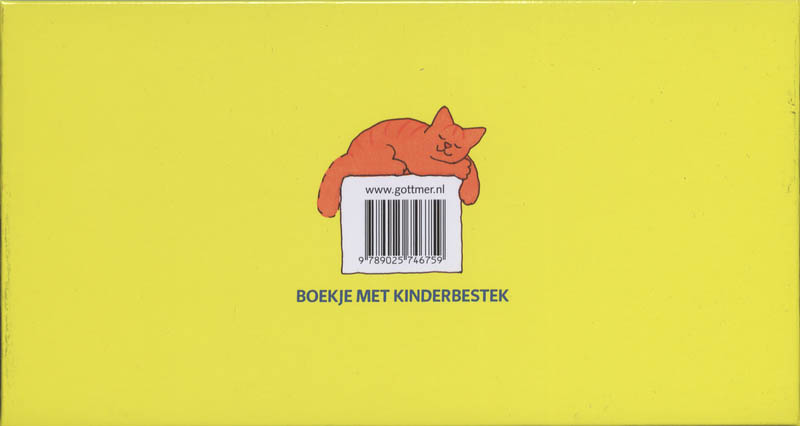 Achterkant van Dikkie Dik Smakelijk eten! + bestekje