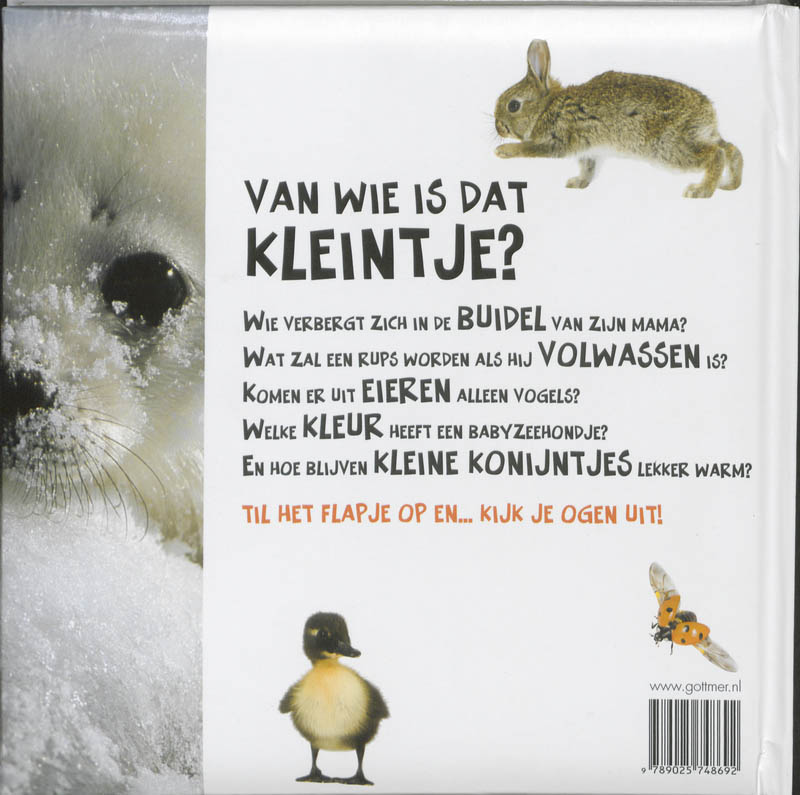 Achterkant van Van wie is dat kleintje?