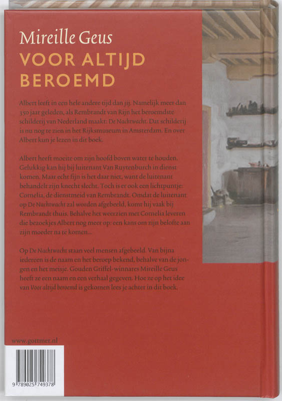 Achterkant van Voor altijd beroemd