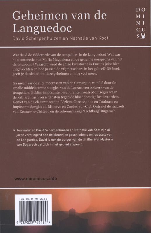 Achterkant van Geheimen van de Languedoc