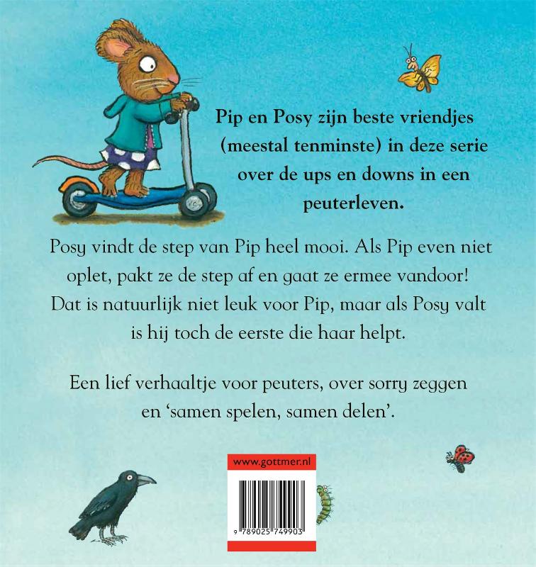 Achterkant van Pip en Posy en de superstep