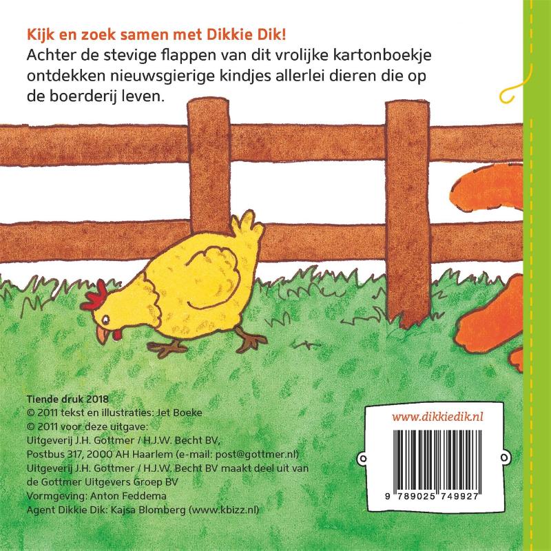 Achterkant van Op de boerderij