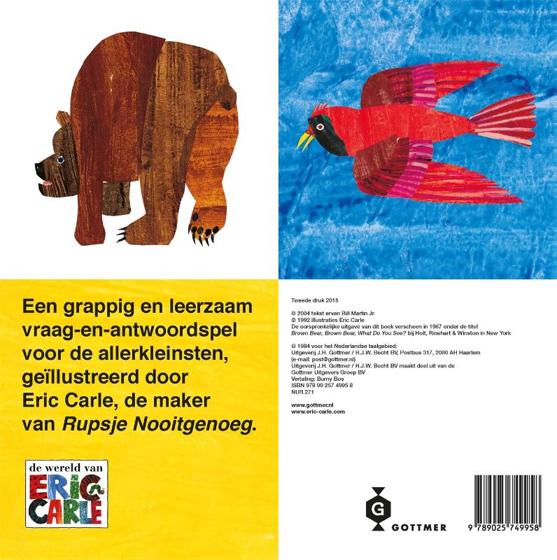 Achterkant van Beertje Bruin