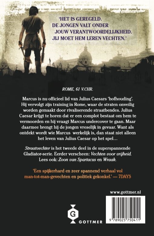 Achterkant van Straatvechter