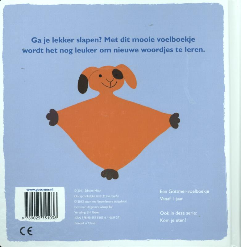 Achterkant van Lekker slapen