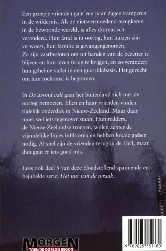 Achterkant van De avond valt