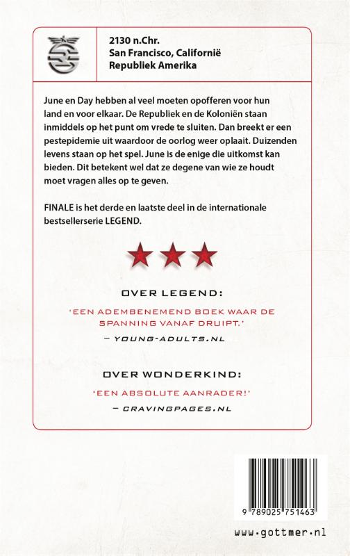 Achterkant van Finale