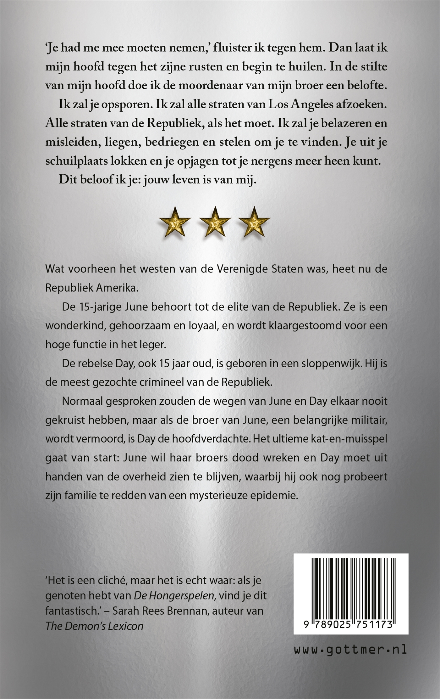 Achterkant van Legend