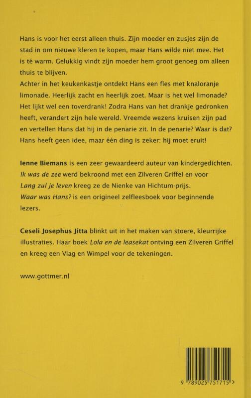 Achterkant van Waar was Hans?