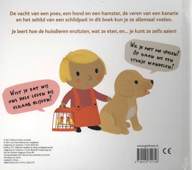 Achterkant van Zo voelt een puppy