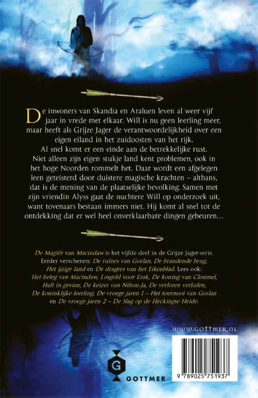Achterkant van De magier van Macindaw