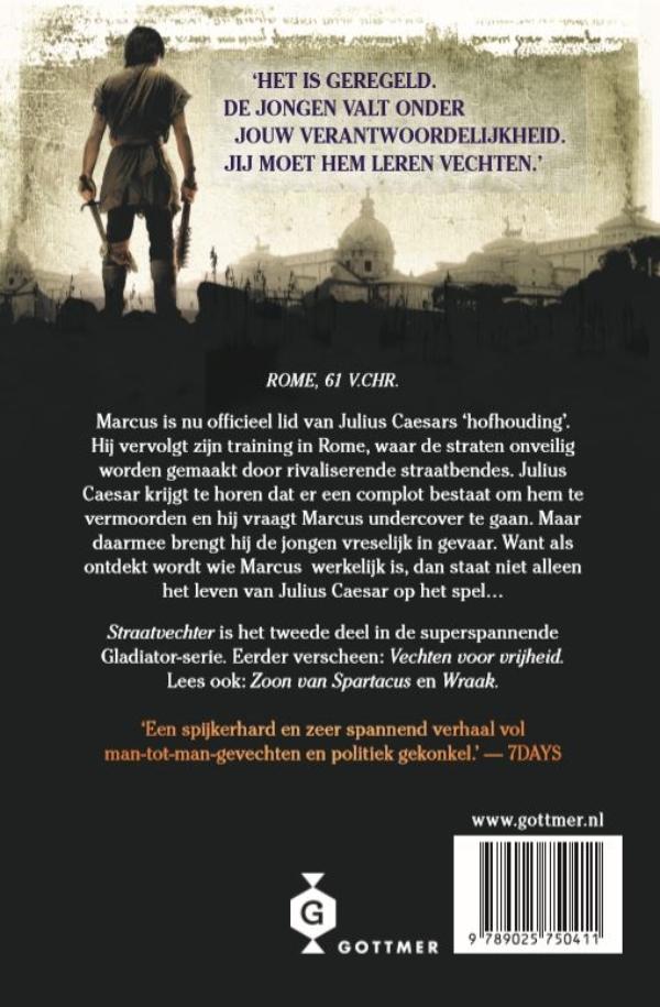 Achterkant van Straatvechter