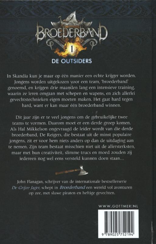 Achterkant van De outsiders
