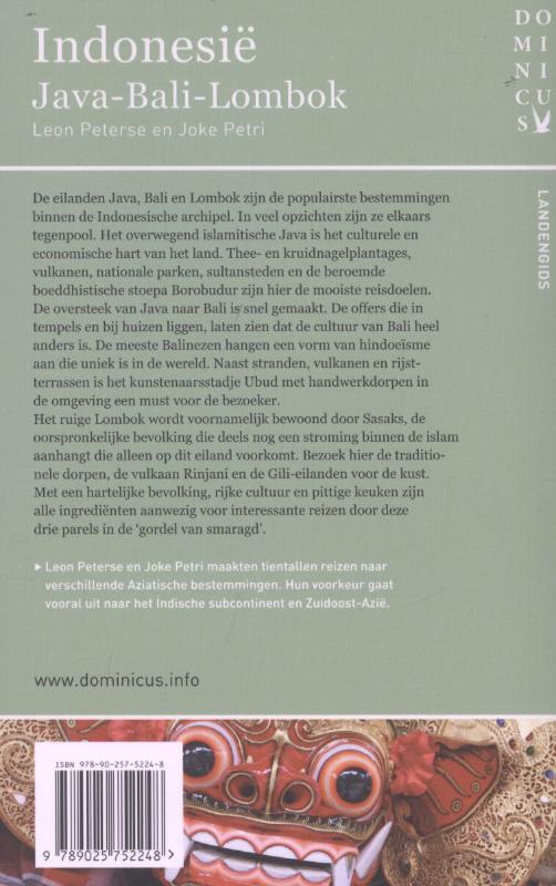 Achterkant van Indonesie : Java-Bali-Lombok