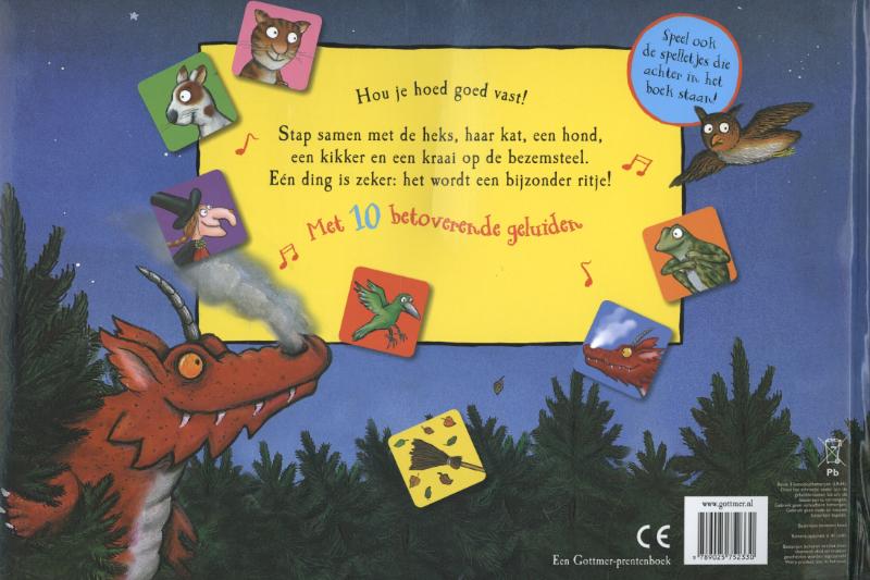 Achterkant van Stap maar op mijn bezemsteel
