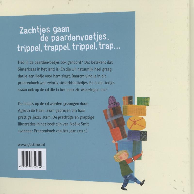 Achterkant van Zachtjes gaan de paardenvoetjes