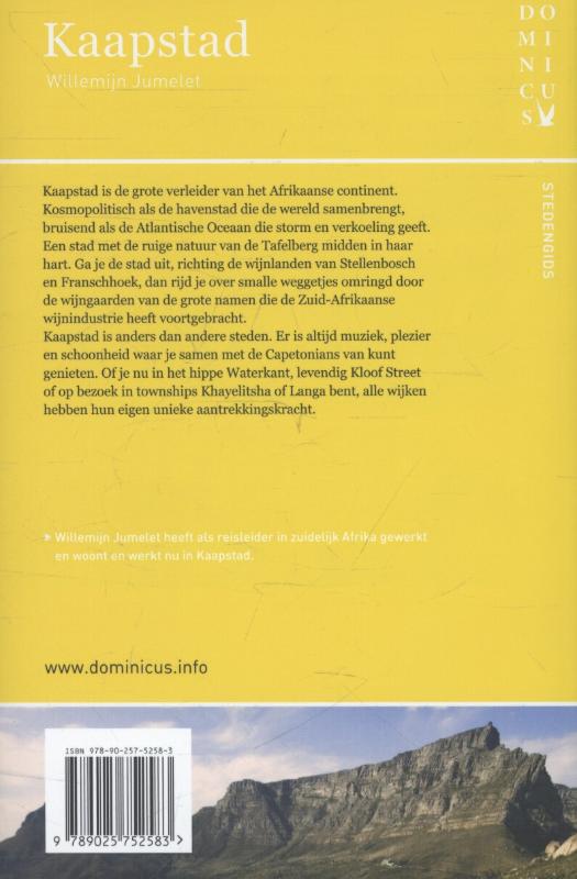 Achterkant van Kaapstad