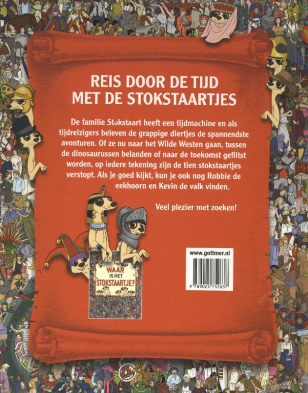 Achterkant van Waar is het stokstaartje?