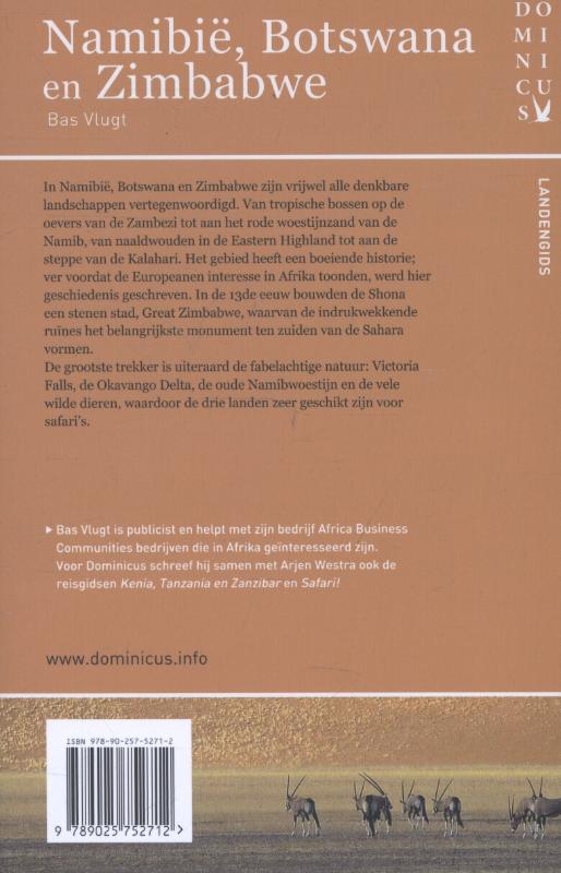 Achterkant van Namibië, Botswana en Zimbabwe