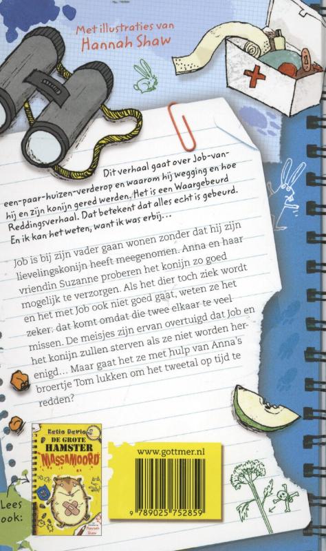 Achterkant van De grote konijnen reddingsactie