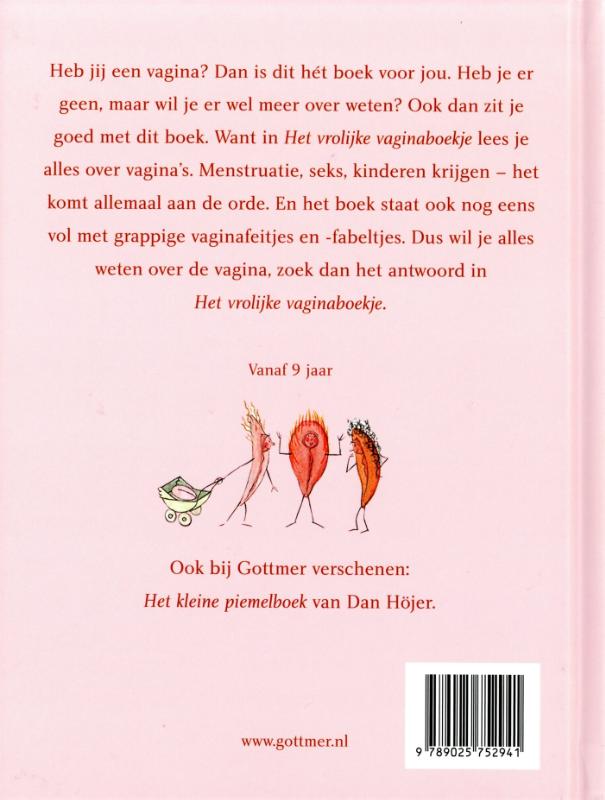 Achterkant van Het vrolijke vagina-boekje