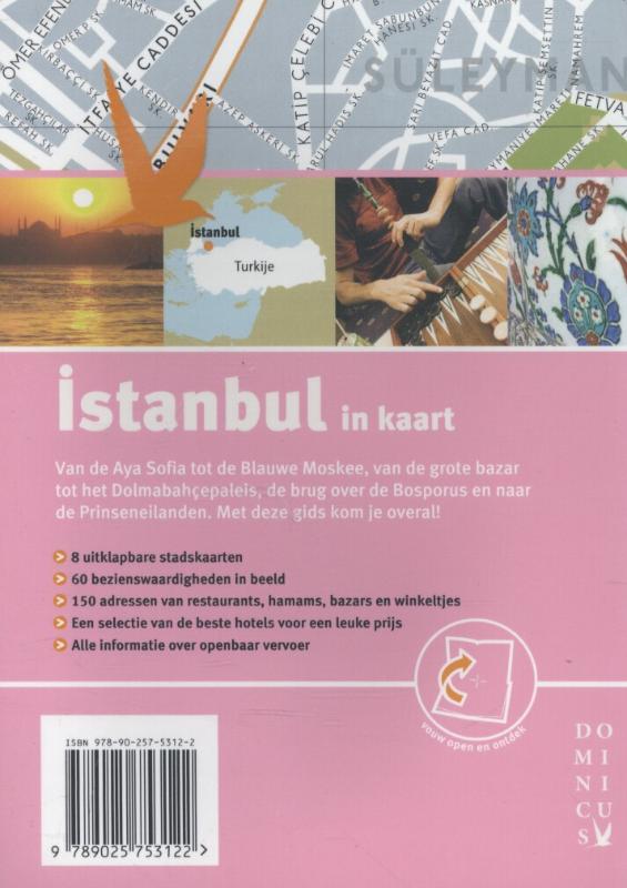 Achterkant van Istanbul in kaart