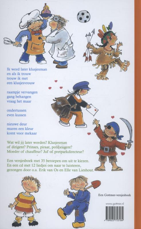 Achterkant van Ik weet wat ik worden wil