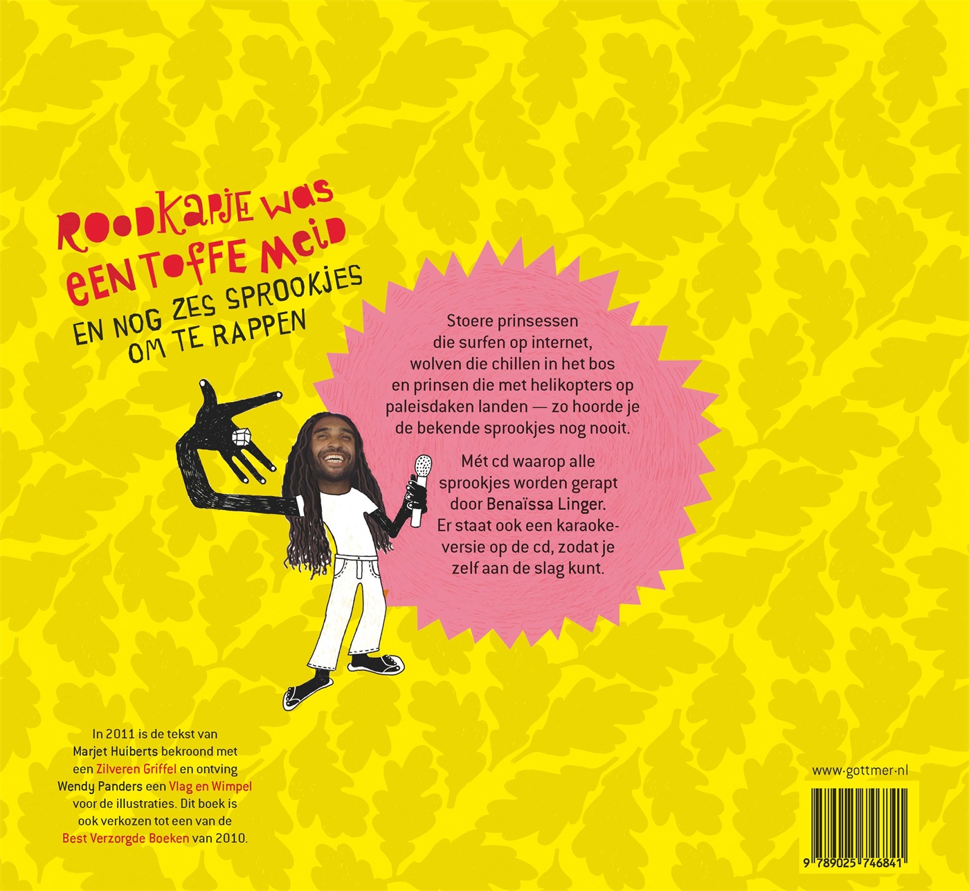 Achterkant van Roodkapje was een toffe meid