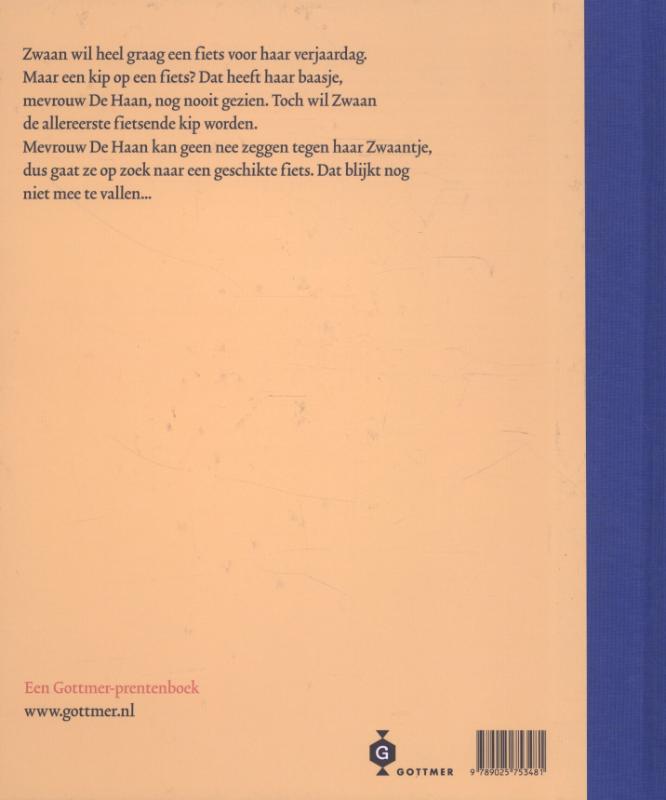 Achterkant van Zwaan wil een fiets!