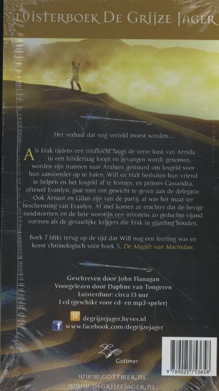 Achterkant van Losgeld voor Erak