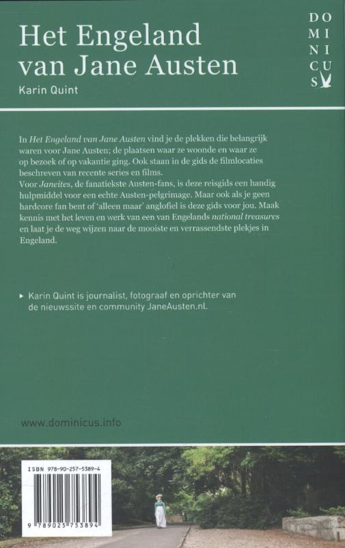 Achterkant van Het Engeland van Jane Austen