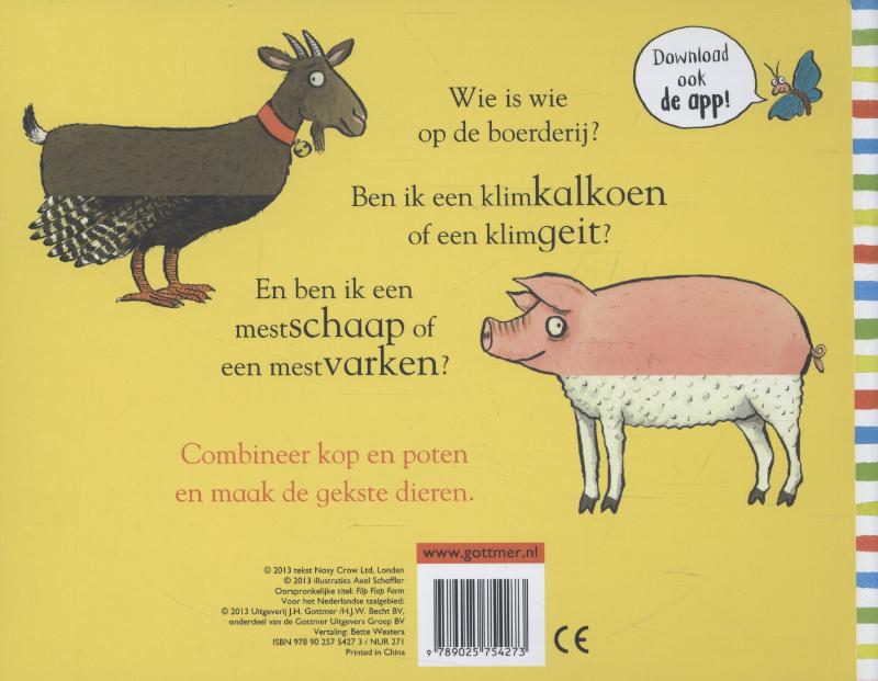 Achterkant van Flip-flap boerderij